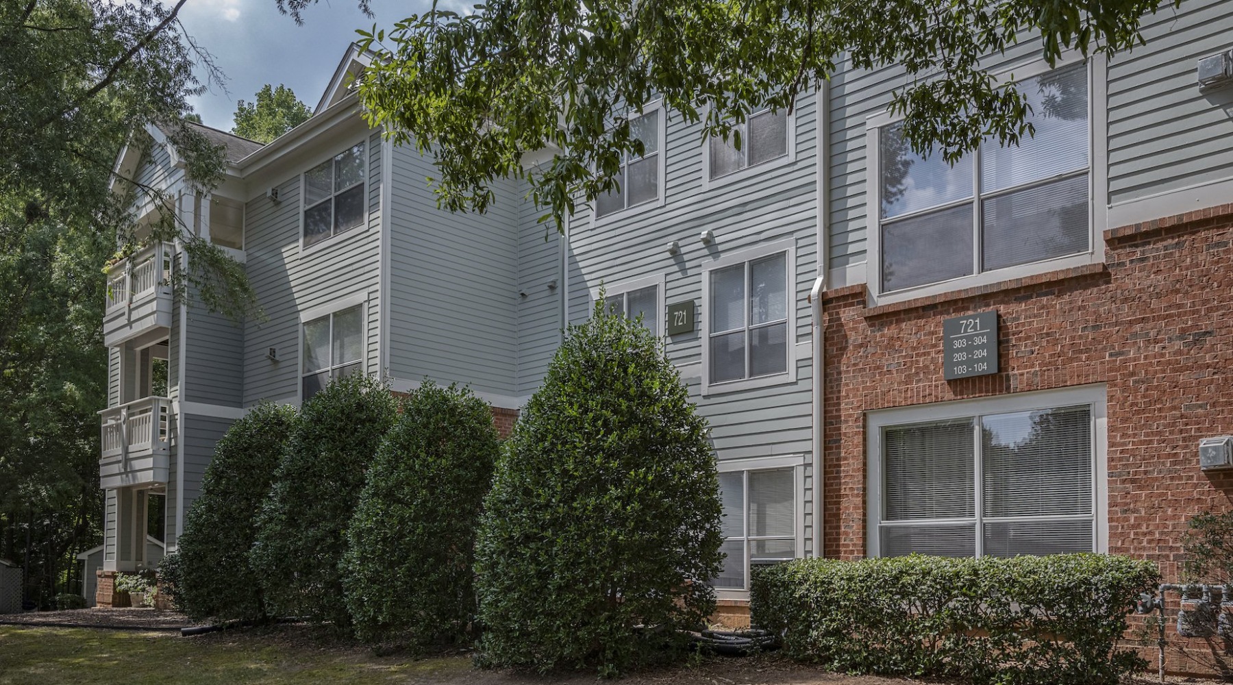 Side photo of apartment building