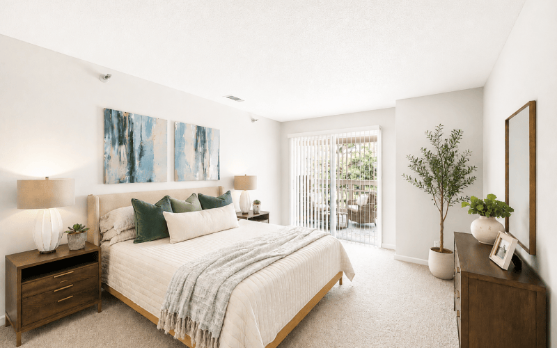 bedroom with natural light 